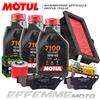 Motul + Hiflo + Ngk + Braking Tagliando YAMAHA XT 660 R 2010 2011 2012 2013 (3 7100 Filtri candela pastiglie)