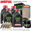 Motul + Hiflo + NGK Tagliando HONDA Hornet 600 /600 S 2000 2001 2002 (5100 10W40 + Filtri + candele)