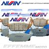 NISSIN Pastiglie HONDA Hornet 600 2003 2004 2005 2006 (Kit Ant.+ Post. NISSIN Sinter)