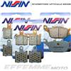 Nissin Pastiglie freno NISSIN Sinterizzate : 2 Coppie Ant. 2P-311ST + 1 Post. 2P-244ST