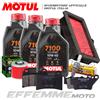 Motul + Hiflo + Ngk + Braking Tagliando YAMAHA XT 660 X 2010 2011 2012 2013 (3 7100 Filtri candela pastiglie)