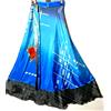 Magic Incredibile-art Vintage Silk Sari Magic Wrap Gonna Reversibile Hippie Sarong
