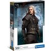 Clementoni - 35092 - Puzzle The Witcher - puzzle adulti 500 pezzi, puzzle serie Netflix, Made in Italy