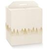 Scotton Scatola Natale Portapanettone e Bottiglia 330 x 250 x 350 Mm White Forest 1 Pz