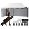 VEVOR Gazebo Tenda Pop-up Pieghevole con Pareti Laterali Rimovibili Gazebo 304,8 x 609,6 cm Portatile con Borsa a Rotelle, Tendalino Impermeabile per Eventi Feste Campeggio all'Aperto Giardino Cortile