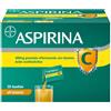 BAYER SpA Aspirina C, contro sintomi di Raffreddore, Influenza e Febbre, 400 mg di Acido Acetilsalicilico + 240 mg di Vitamina C, antinfiammatorio e analgesico, Gusto Arancia, 10 Bustine