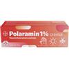 BAYER SpA Polaramin, Crema Dermatologica per il Trattamento di Dermatite, Eritema Solare e Punture di Insetto, con 1% di Desclorfeniramina, Allevia il Prurito, Tubo da 25 gr
