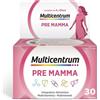 HALEON ITALY Srl Multicentrum Pre-Mamma Integratore Alimentare Multivitaminico Multiminerale Pre Concepimento 30 Cpr
