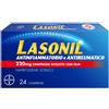 BAYER SpA Lasonil Antinfiammatorio e Antidolorifico, Per trattamento di Mal di Schiena, Dolori Muscolari e Articolari, con 220mg di Naprossene Sodico, 24 Compresse Rivestite