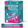 RECKITT BENCKISER H.(IT.) SpA GAVISCON BRUCIORE&INDIGESTIONE 24 BUSTINE 10ML contro sintomi del reflusso gastroesofageo, indigestione, bruciore e acidità di stomaco