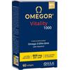 U.G.A. Nutraceuticals Srl Omega 3 - Omegor Vitality 1000 - Integratore per cuore e circolazione - 60 capsule molli