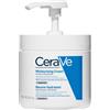 CERAVE (L'Oreal Italia SpA) CeraVe Crema Idratante, Per Pelli Da Secche a Molto Secche Per il Corpo e il Viso, con Dispenser, 454 g