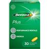 BAYER SpA Berocca Plus Integratore di Vitamine e Minerali Per la Memoria e la Concentrazione 30 Compresse