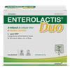 ALFASIGMA SpA Enterolactis Duo, Integratore Alimentare con Fermenti lattici, probiotici L,Casei DG, 8 Miliardi Cellule Vive, Con Fruttosio, Senza Glutine e Lattosio, 20 Bustine