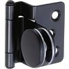 Sugatsune LAMP Cerniera per porta in vetro rotondo sospeso legno - vetro, cerniera per porte in vetro/acrilico, acciaio nero
