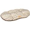 Ferplast Cuscino per cani e gatti SCOTT 78/8, Double-face, Scozzese, Soffice velluto, Lavabile, Marrone