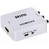 Convertitore HDMI in RCA AV PAL/NTSC Video e Audio L/R