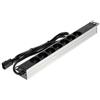 Presa multipla 7 prese 16A 3680W 230V IEC montaggio RACK 19 1U