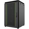 Lanview LOGON RDL16U66BL rack 16U Rack indipendenti Nero (19" 16U Rack Cabinet 600 x - 6