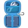 Lacdo Custodia Rigida Hard Disk Esterno per Crucial X10 Pro/Crucial X9 Pro Portable SSD 1TB 2TB 4TB USB 3.2 Stato Solido Esterne EVA Antiurto Impermeabile Protettiva Borsa, Blu