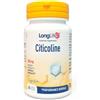 LongLife® Citicoline | Citicolina e acido pantotenico | Cognizin® marchio registrato | Supporto cognitivo e mentale | Memoria e concentrazione | Fino a 2 mesi di trattamento | Vegano e senza glutine