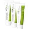 ApaCare 3 tubi di dentifricio per smalto | Il dentifricio contenente fluoro per la formazione di smalto liquido | Per denti sensibili | vegano | 3x 75 ml