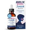 BruxRelax Junior Night Formula, Integratore Alimentare per Sonno Sereno, con Melissa Tiglio Biancospino Passiflora Escolzia e Vitamina B6, Senza Glutine e Lattosio, Gocce 30ml