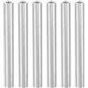 PATIKIL 6pz Distanziali Alluminio M3 Distanziali Metallici M3 Alluminio 3mm ID x 5mm OD x 45mm L Distanziali Filettati per Viti Standoff Rotondi per Auto Rc Droni Schede Madri Argento