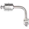 TuToy Interruttore verticale del flusso dell'acqua in acciaio inox, regolatore di livello... (Side mounting 78 mm)