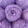 KnitPal Tweed Twinkles Morbido filato ipoallergenico per bambini per lavorare a maglia e uncinetto, 8 matasse, 632 metri/400 grammi, leggero pettinato, DK #3 (viola glicine)