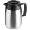 Lacor - 62711 - Termoserver Largo, 1,5 L, Doppia Parete in Acciaio Inox, Isolamento Termico, Bocca Larga 8 cm, Tappo a Vite con Bottone, Contiene Bevande Calde o Fredde