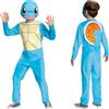 Disguise Pokemon Kids Squirtle Costume, Children's Classic Character Outfit, Child Size Medium (7-8) Blue