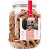 MERA Pure Sensitive Goody Snack, snack sani per cani sensibili, salmone e riso, snack per cani senza glutine per allenamento (600 g)