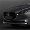 FDAIUN Per Mazda 3 19-25 8,5 mil TPU PPF pretagliato - Logo anteriore e posteriore - Decorazione - Adesivo per cornice per Mazda 3 - Accessorio esterno - Nero - 1 pezzo