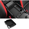 ZCLINKO LUWU Compatibile con Ford Ranger T9 2023 2024 2025 Raptor Wildtrak XLT (Freno Elettronico) Console Centrale Braccioli, Scatola Portaoggetti Ranger 2023 Bracciolo Centrale Organizer per Ranger T9