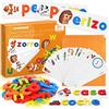 Joozmui giocattoli da 3 4 5 6 7 8 anni bambini, lettera di apprendimento giochi educativi (Versione Spagnola)