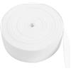 Waycreat Fascia elastica da cucito, 5 cm, 15 metri, colore: bianco