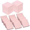 Acidea Blocchi di gomma da intagliare, 24 blocchi quadrati di linoleum rosa da 5,1 x 5,1 cm, per stampe, facili da intagliare, kit per timbri in gomma morbida e progetti fai da te