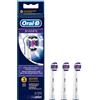 Oral-B 3D White Testine di Ricambio per Spazzolino Elettrico Ricaricabile, 3 Pezzi, Versione Vecchia
