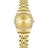 CIVO Oro Orologio Donna Acciaio: Numeri Romani Diamanti Orologi Analogico Donna Elegante - Quadrante Effetto Sole Quarzo Impermeabile - Lavoro e Vita Quotidiana
