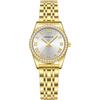 CIVO Oro Orologio Donna Acciaio: Numeri Romani Diamanti Orologi Analogico Donna Elegante - Quadrante Effetto Sole Impermeabile Quarzo - Lavoro e Vita Quotidiana