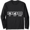 Eat Sleep League Repeat T-shirts Challen Eat Sleep League Repeat Tshirt Challenger Shirt Maglia a Manica