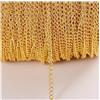 Rockreyoa Cavo Catena a maglie DIY Chain nastro a catena catena per gioielli catena venduta a metro catena a maglie catene ritorte catene corazzate per collane, bracciali, accessori per gioielli oro