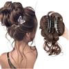 SEGO Chignon Capelli con Pinza Extensions Elastico Sintetica Ondulato Veri Coda di Cavallo Extension Parrucchino #6