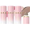 HOPHAT Set di 3 trucchi per il contouring, illuminante e fard liquidi, a lunga tenuta, naturale, impalpabile, modellabile, con fard, stick di bellezza, illuminante liquido (set D)