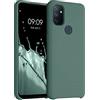 kwmobile Cover per OnePlus Nord N100 Custodia - Back Case per Smartphone in Silicone TPU - Protezione Gommata - verde militare