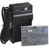 DSTE EN-EL3E, batteria agli ioni di litio e caricabatterie micro USB, compatibile con Nikon D30 D50 D70 D70S D90 D80 D100 D200 D300 D300S D700