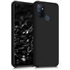 kwmobile Cover per OnePlus Nord N100 Custodia - Back Case per Smartphone in Silicone TPU - Protezione Gommata - nero