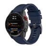 GIOPUEY Cinturini Compatibile con COROS VERTIX 2/2S, Morbido Silicone Cinturino [Resistente all'Usura] [Traspirante] - Midnight Blue