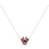 Disney Collana con pendente a fiocco in argento sterling per ragazze Minnie Mouse N903272SL-18.PH